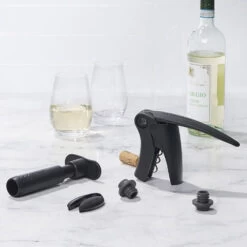 Le Creuset Five-Piece Wine Tools Gift Set - Black/Gray