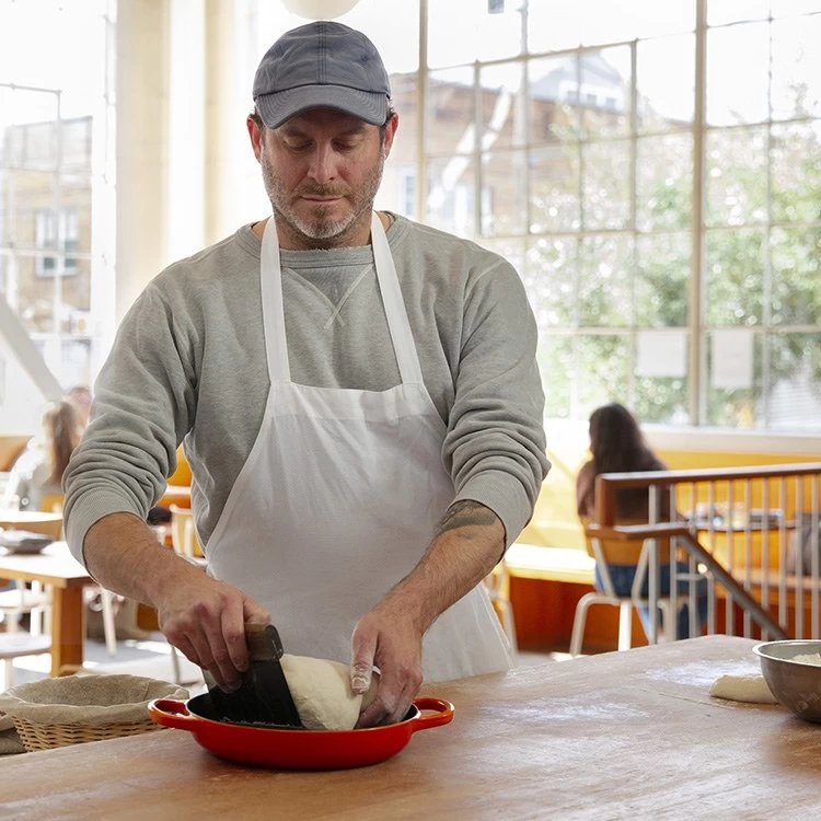 Le Creuset Signature 1.75-Quart Enameled Cast Iron Bread Oven - Flame - Image 7