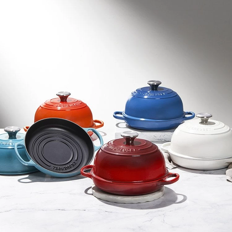 Le Creuset Signature 1.75-Quart Enameled Cast Iron Bread Oven - Caribbean - Image 6