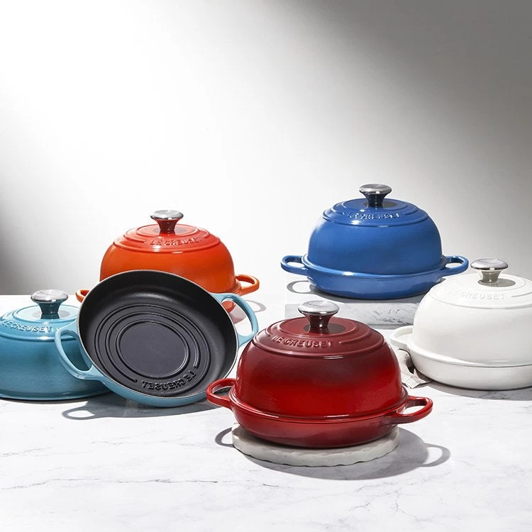 Le Creuset Signature 1.75-Quart Enameled Cast Iron Bread Oven - Cerise - Image 5