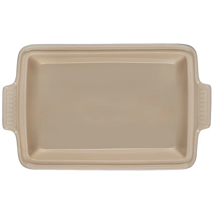 Le Creuset Olive Branch Collection 4-Quart Covered Rectangular Casserole With Embossed Lid - Indigo - Image 8