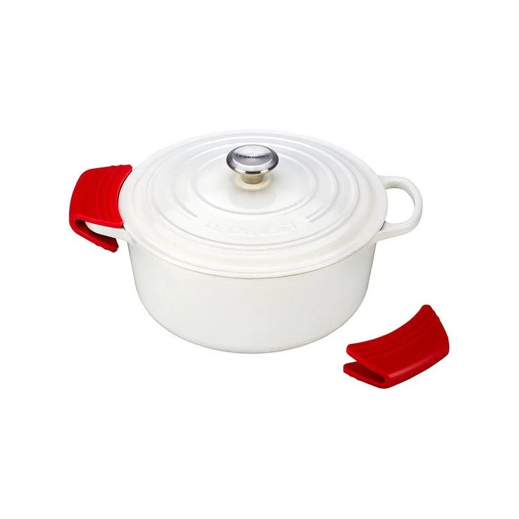 Le Creuset Silicone Pot Grips Set - Cerise