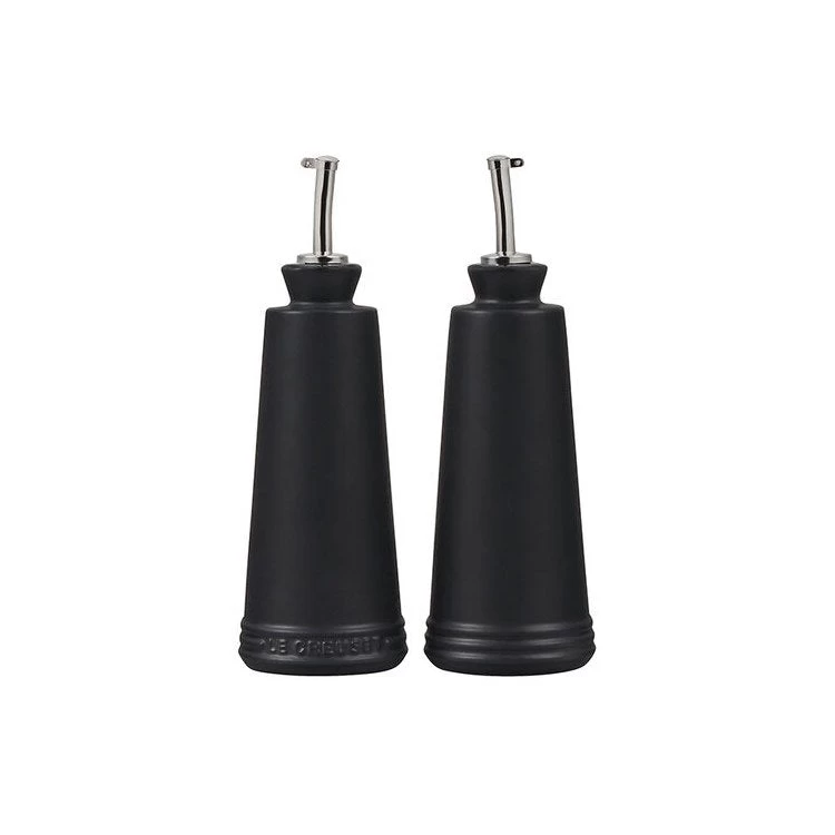 Le Creuset Signature Oil And Vinegar Set - Black Onyx