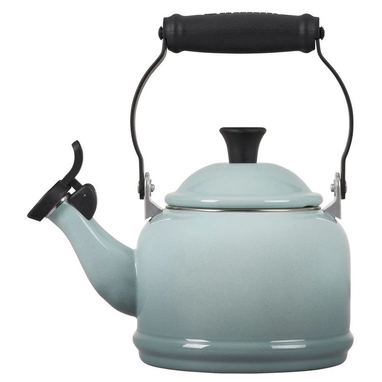 Le Creuset 1.25-Quart Demi Enamel On Steel Kettle - Sea Salt - Image 3