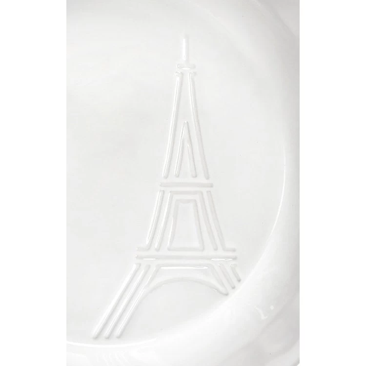 Le Creuset Eiffel Tower Collection 9" Pie Dish - White - Image 3