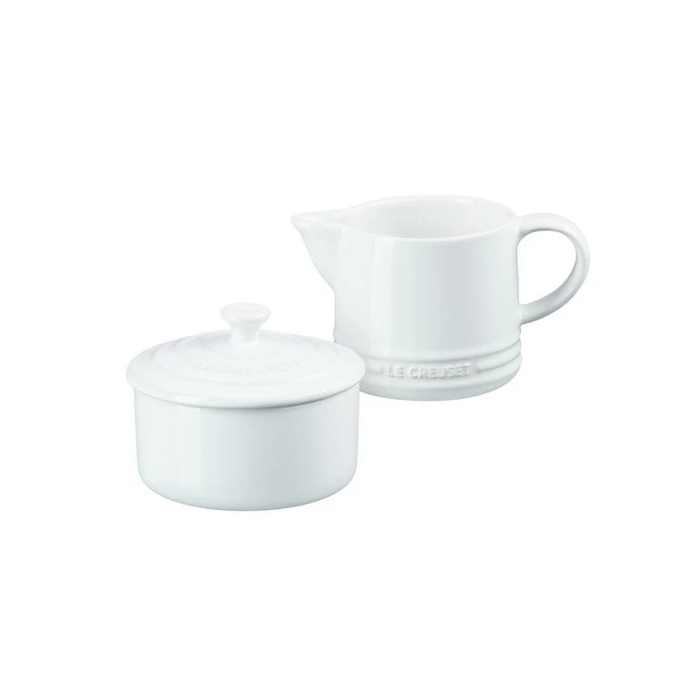 Le Creuset Signature Stoneware Cream & Sugar Set - White