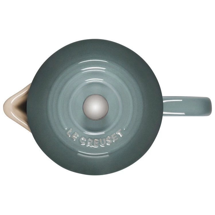 Le Creuset 34 Oz Stoneware French Press - Sea Salt - Image 3
