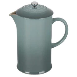 Le Creuset 34 Oz Stoneware French Press - Sea Salt