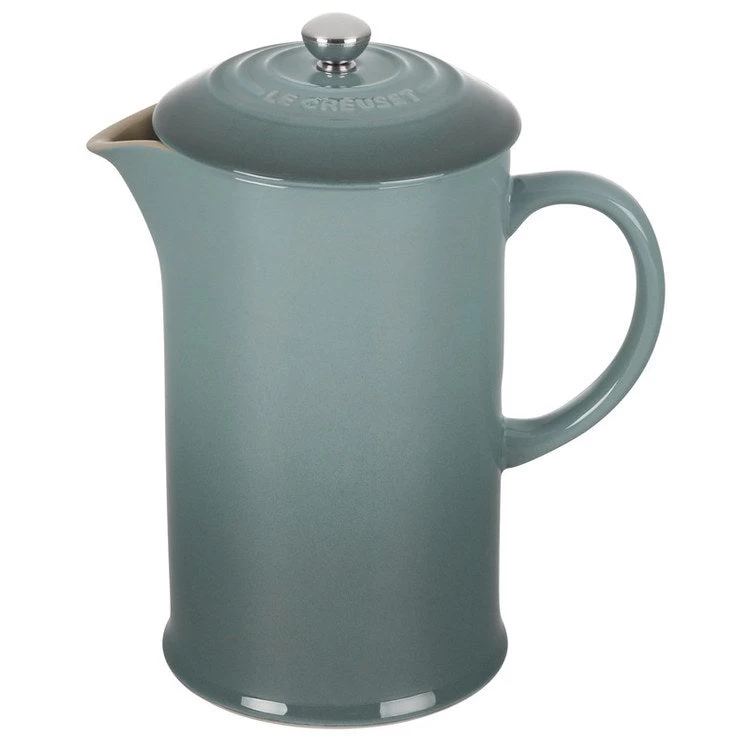 Le Creuset 34 Oz Stoneware French Press - Sea Salt