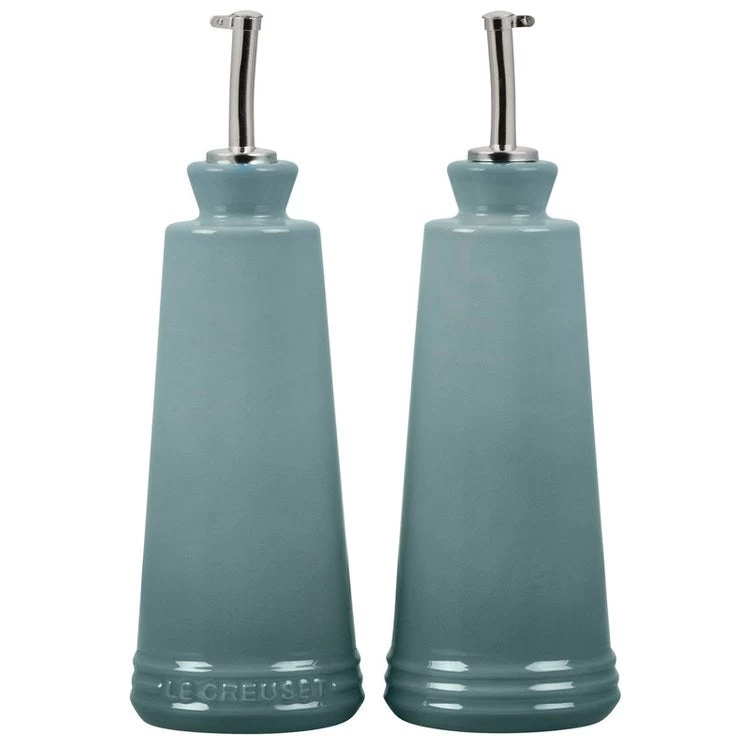 Le Creuset Signature Oil And Vinegar Set - Sea Salt - Image 2