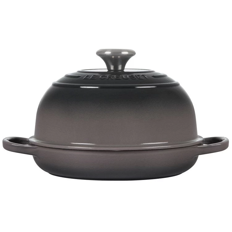 Le Creuset Signature 1.75-Quart Enameled Cast Iron Bread Oven - Oyster - Image 2