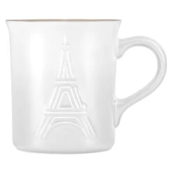 Le Creuset Eiffel Tower Collection 14 Oz Stoneware Mug - White