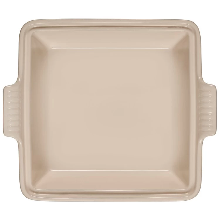 Le Creuset Heritage 2.5-Quart Stoneware Covered Square Casserole - Sea Salt - Image 4