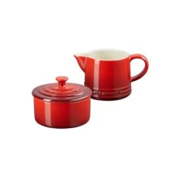 Le Creuset Signature Stoneware Cream & Sugar Set - Cerise