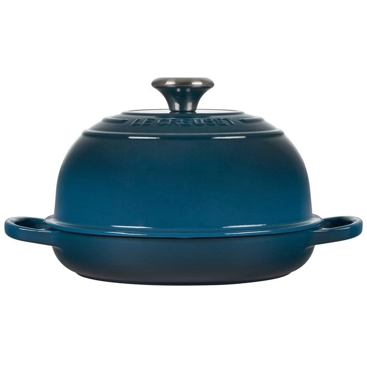 Le Creuset Signature 1.75-Quart Enameled Cast Iron Bread Oven - Deep Teal - Image 2