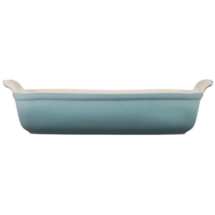 Le Creuset Heritage 4-Quart Stoneware Rectangular Dish - Sea Salt - Image 2
