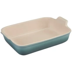 Le Creuset Heritage 4-Quart Stoneware Rectangular Dish - Sea Salt