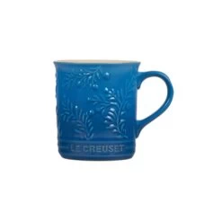 Le Creuset Olive Branch 14 Oz Embossed Stoneware Mug - Marseille
