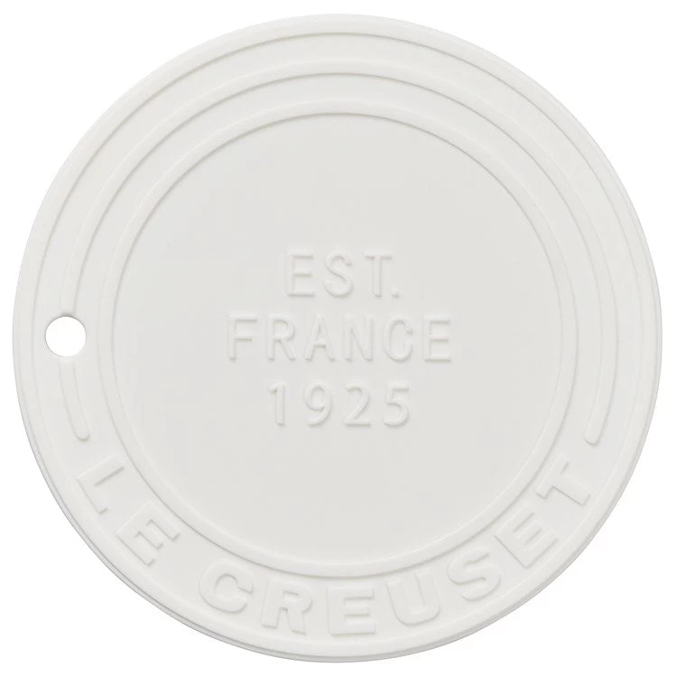 Le Creuset Silicone Trivet - White