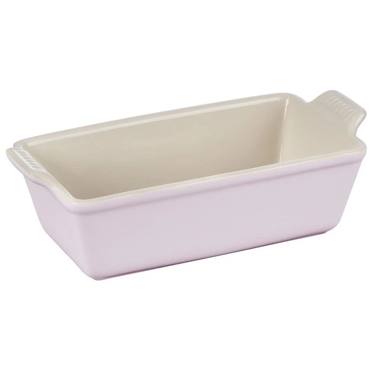Le Creuset Heritage 1.5-Quart Stoneware Loaf Pan - Shallot - Image 2
