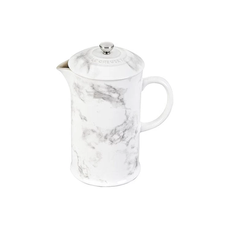 Le Creuset Stoneware French Press - Marble Applique - Image 2