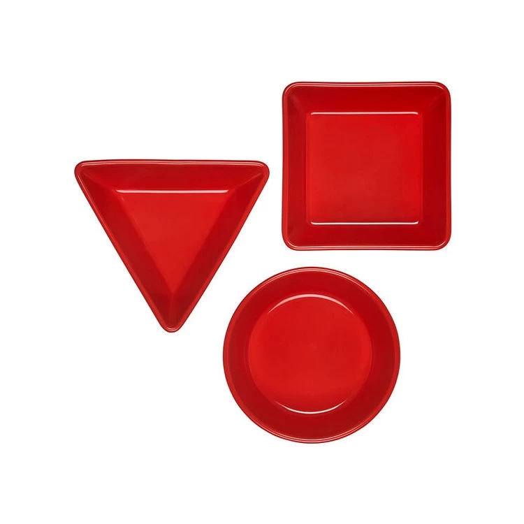 Le Creuset Tapas Dishes Set Of 3 - Cerise - Image 3