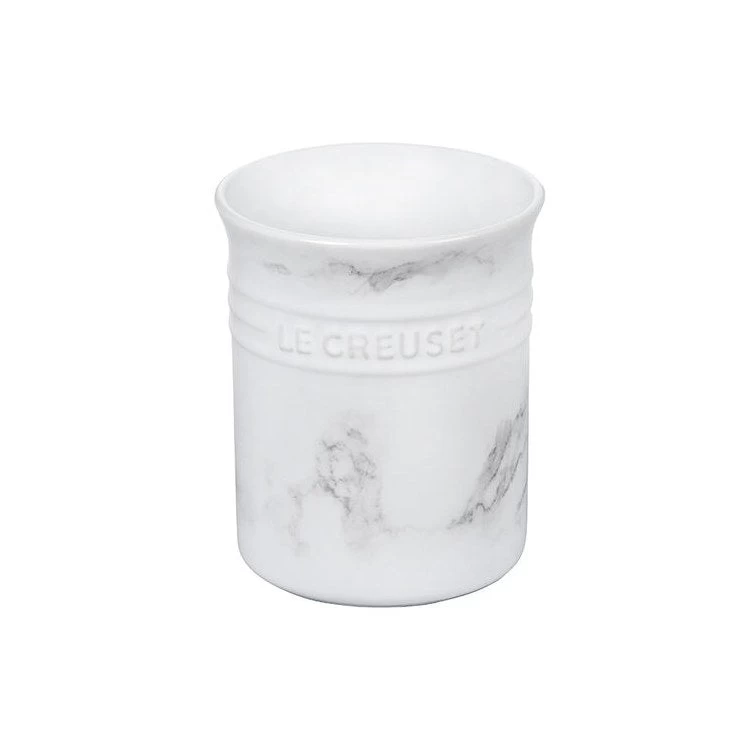 Le Creuset Craft Series Five-Piece Utensil Set With Crock - Marble Applique - Image 2