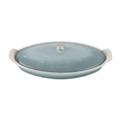 Le Creuset 1.7-Quart Fish Baker With Stainless Steel Knob - Sea Salt