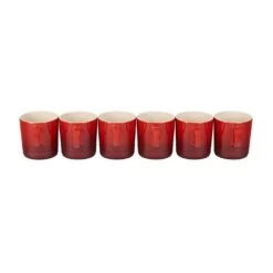Le Creuset 12 Oz London Mugs Set Of 6 - Cerise