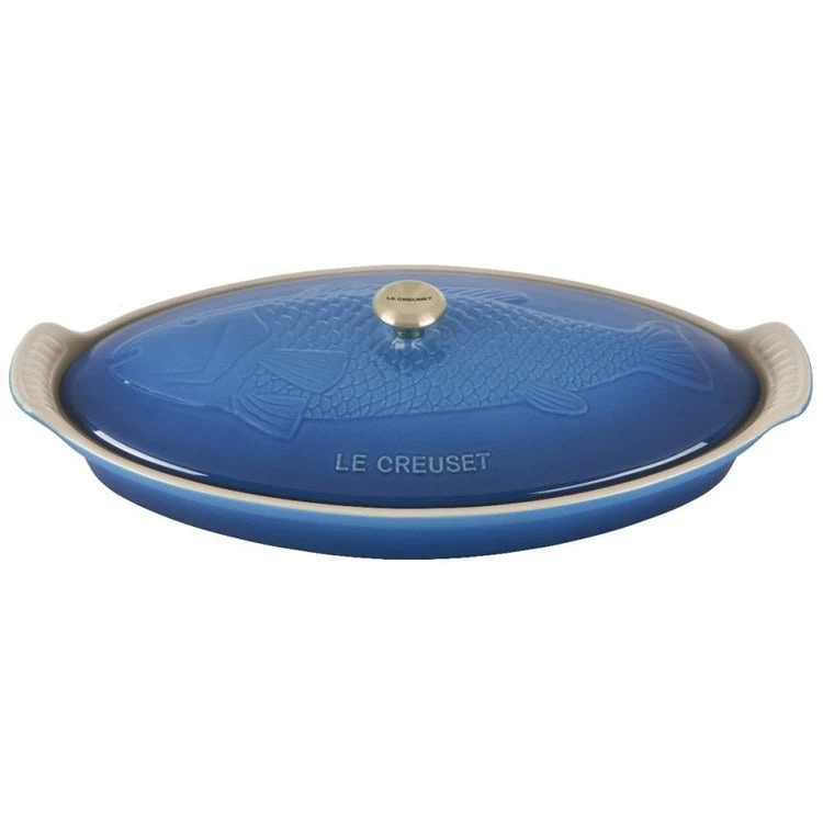 Le Creuset 1.7-Quart Fish Baker With Stainless Steel Knob - Marseille