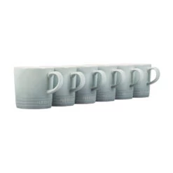 Le Creuset 12 Oz London Mugs Set Of 6 - Sea Salt