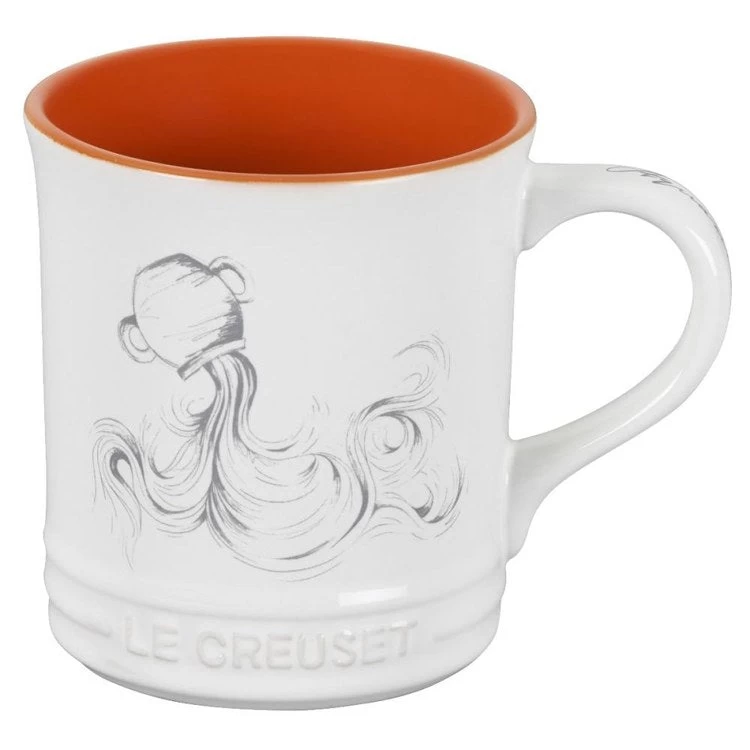 Le Creuset Zodiac 14 Oz Stoneware Mug - Aquarius