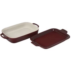 Le Creuset 2.75-Quart Stoneware Rectangular Dish With Platter Lid - Rhone