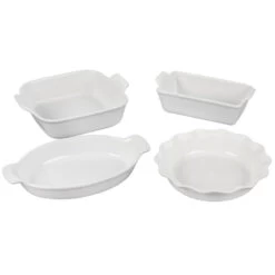 Le Creuset Heritage Four-Piece Bakeware Essentials Set - White