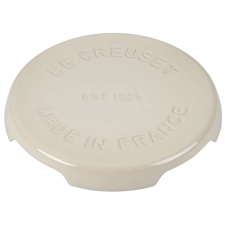 Le Creuset Signature Round Enameled Cast Iron Trivet - Meringue