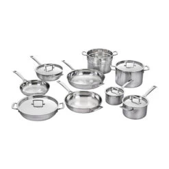 Le Creuset Classic Stainless Steel 14-Piece Cookware Set