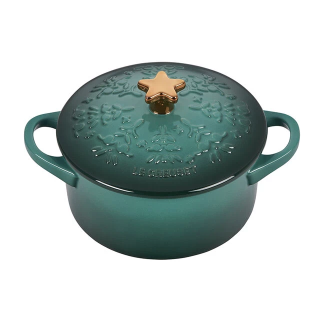 Le Creuset Noël Collection Mini Cocotte With Star Knob - Image 7