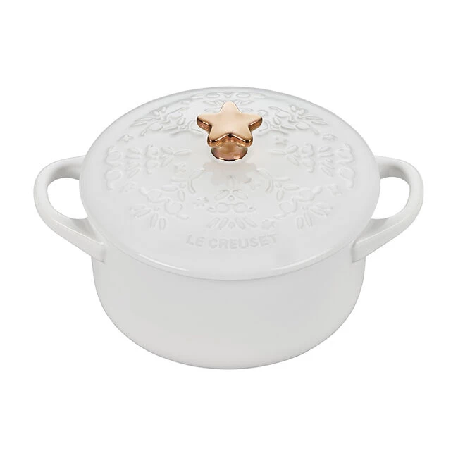 Le Creuset Noël Collection Mini Cocotte With Star Knob - Image 8