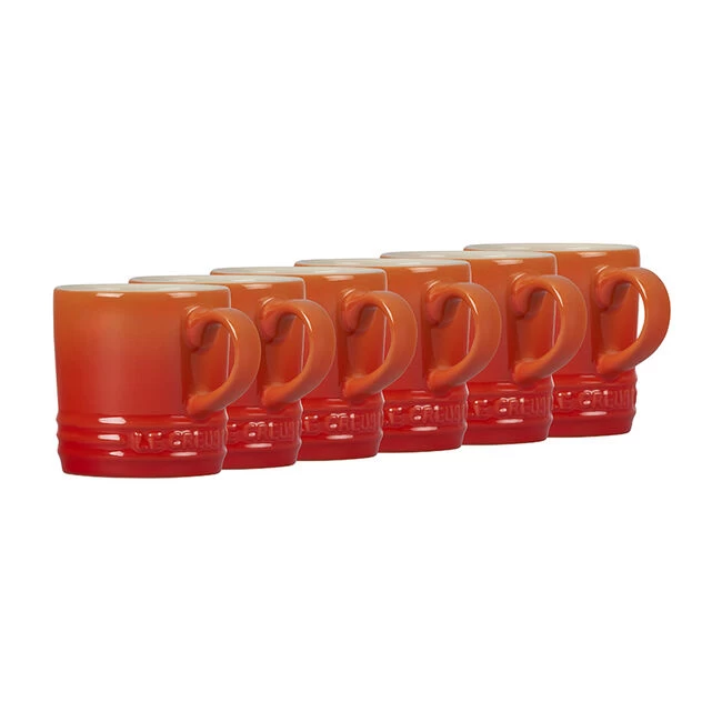 Le Creuset London Espresso Mugs, Set Of 6 - Image 9