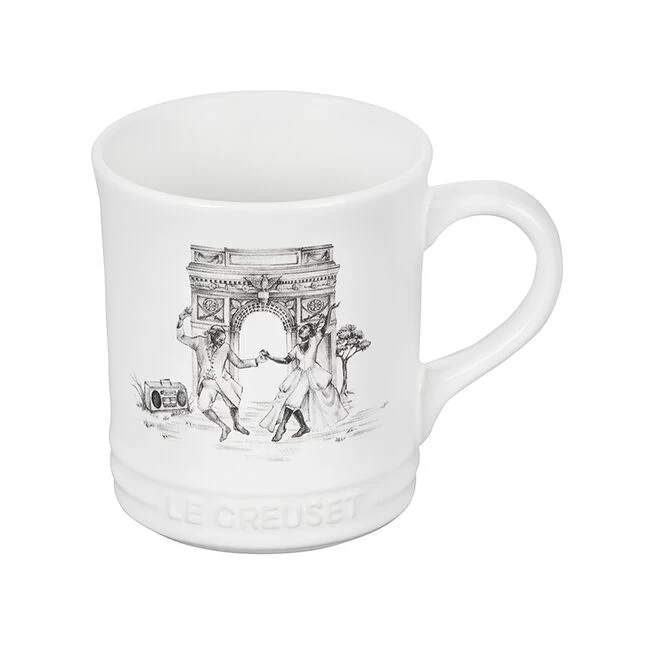 Le Creuset Harlem Toile De Jouy Mug - Arc De Triomphe - Image 3