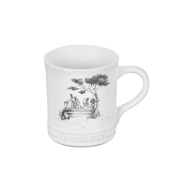 Le Creuset Harlem Toile De Jouy Mug - Ladies In Waiting - Image 3
