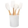 Le Creuset Craft Series Five-Piece Utensil Set With Crock - White