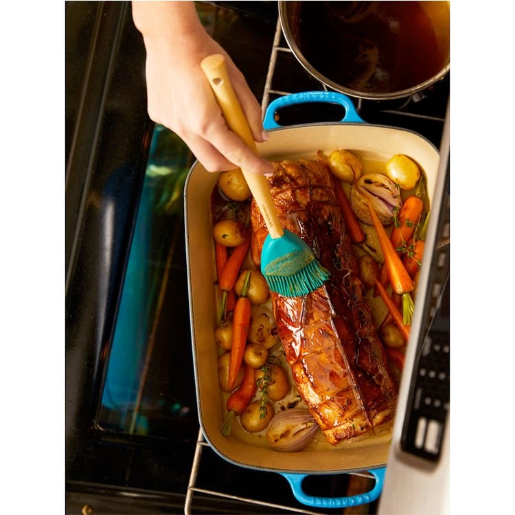 Le Creuset Signature 5.25-Quart Cast Iron Rectangular Roaster - Marseille - Image 2