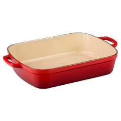 Le Creuset Signature 5.25-Quart Cast Iron Rectangular Roaster - Cerise