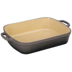 Le Creuset Signature 5.25-Quart Cast Iron Rectangular Roaster - Oyster