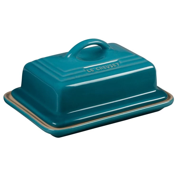 Le Creuset Heritage Stoneware Butter Dish - Caribbean