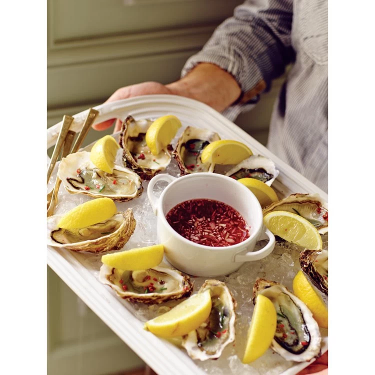 Le Creuset Stoneware Large Serving Platter - White - Image 3