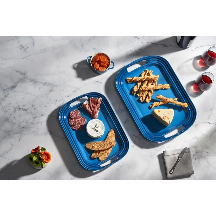 Le Creuset Stoneware Large Serving Platter - Marseille - Image 4