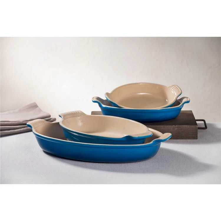 Le Creuset Heritage 24 Oz Stoneware Oval Au Gratin Dish - Marseille - Image 2