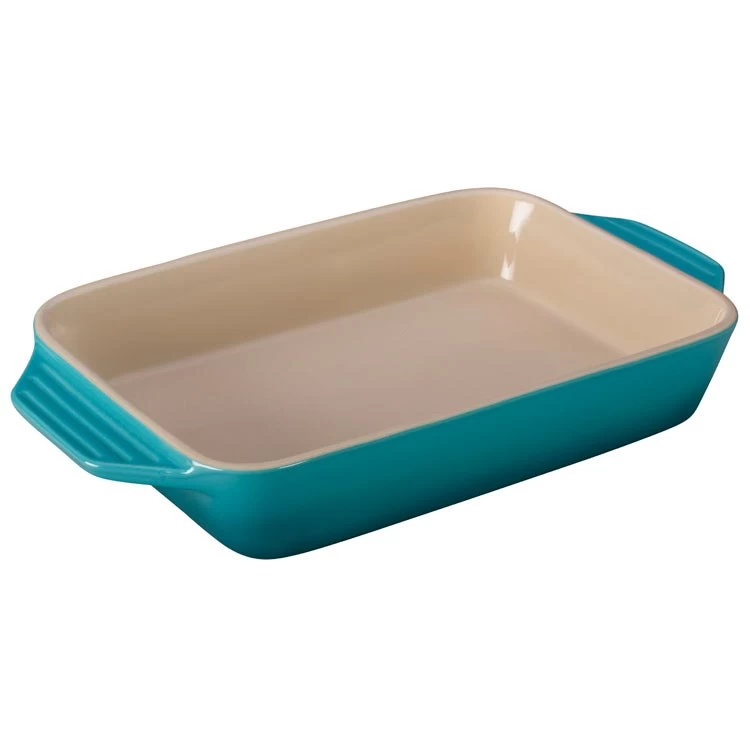 Le Creuset 3.15-Quart Stoneware (12.5" X 8.25") Rectangular Dish - Caribbean